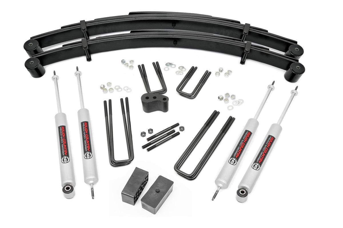 77-79 Ford F-250 4WD 4 Inch Lift Kit - Rough Country