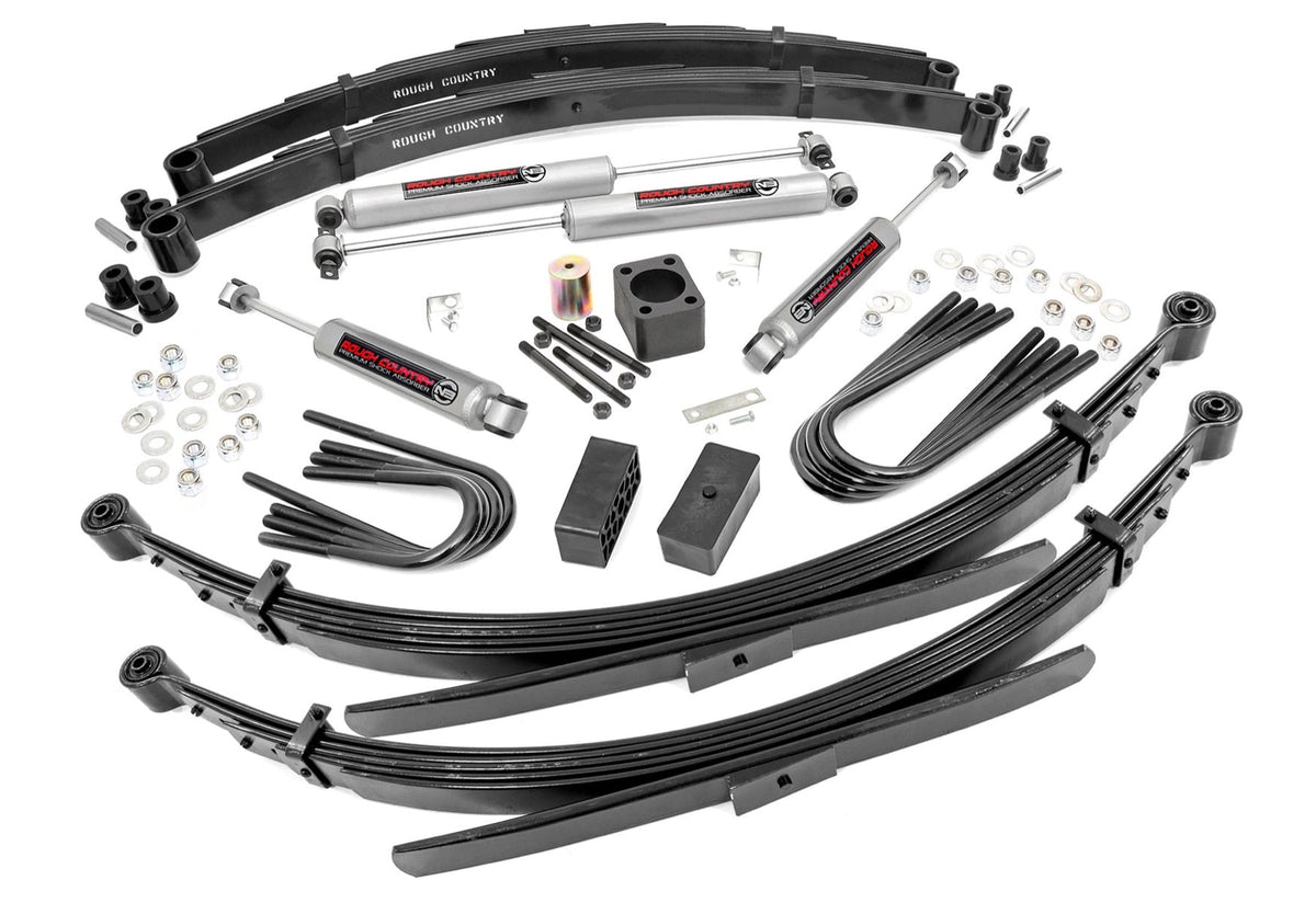 77-87 Chevy/GMC C30/K30 C35/K35 Truck 4WD 6 Inch Lift Kit | Rear Springs - Rough Country