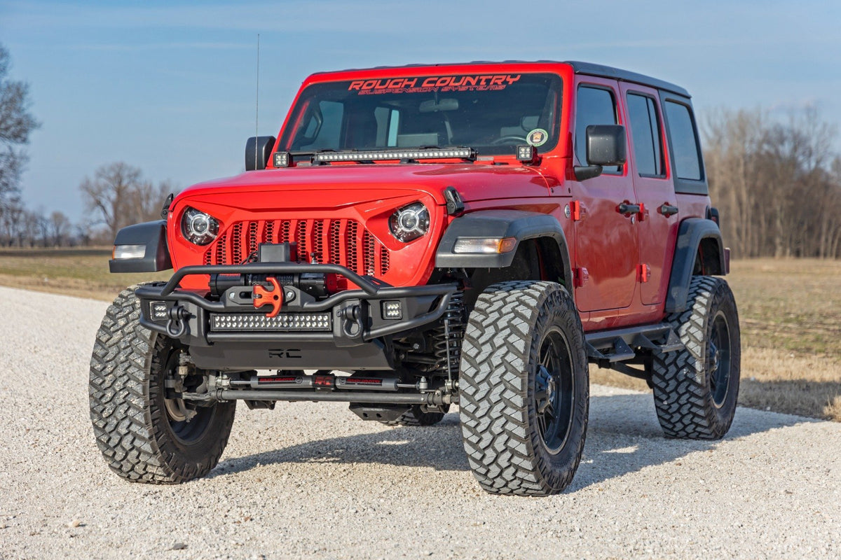 24-26 Jeep Wrangler Unlimited 4WD 3.5 Inch Lift Kit | C/A Drop | FR D/S - Rough Country