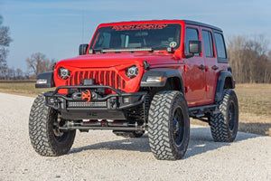24-26 Jeep Wrangler Unlimited 4WD 3.5 Inch Lift Kit | C/A Drop | FR D/S - Rough Country