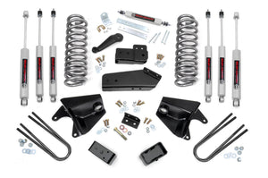 80-96 Ford F-150 4WD 4 Inch Lift Kit | Quad Front Shocks - Rough Country