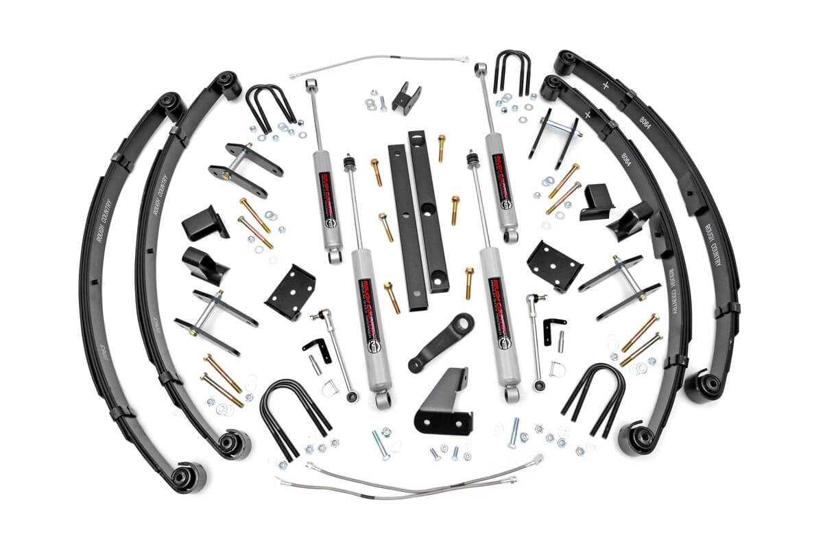 87-95 Jeep Wrangler YJ 4WD 4.5 Inch Lift Kit | X-Series - Rough Country