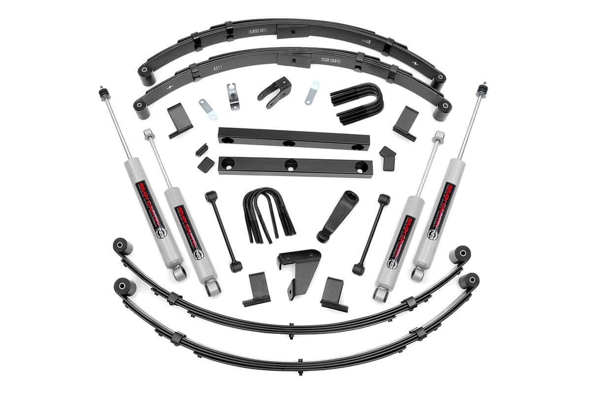 87-95 Jeep Wrangler YJ 4WD 4 Inch Lift Kit - Rough Country