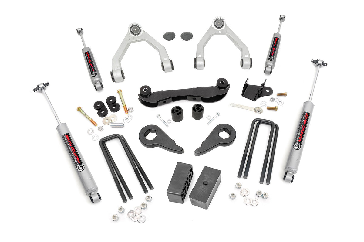88-99 Chevy/GMC 1500 Truck & SUV 4WD 2-3 Inch Lift Kit | Rear Blocks - Rough Country