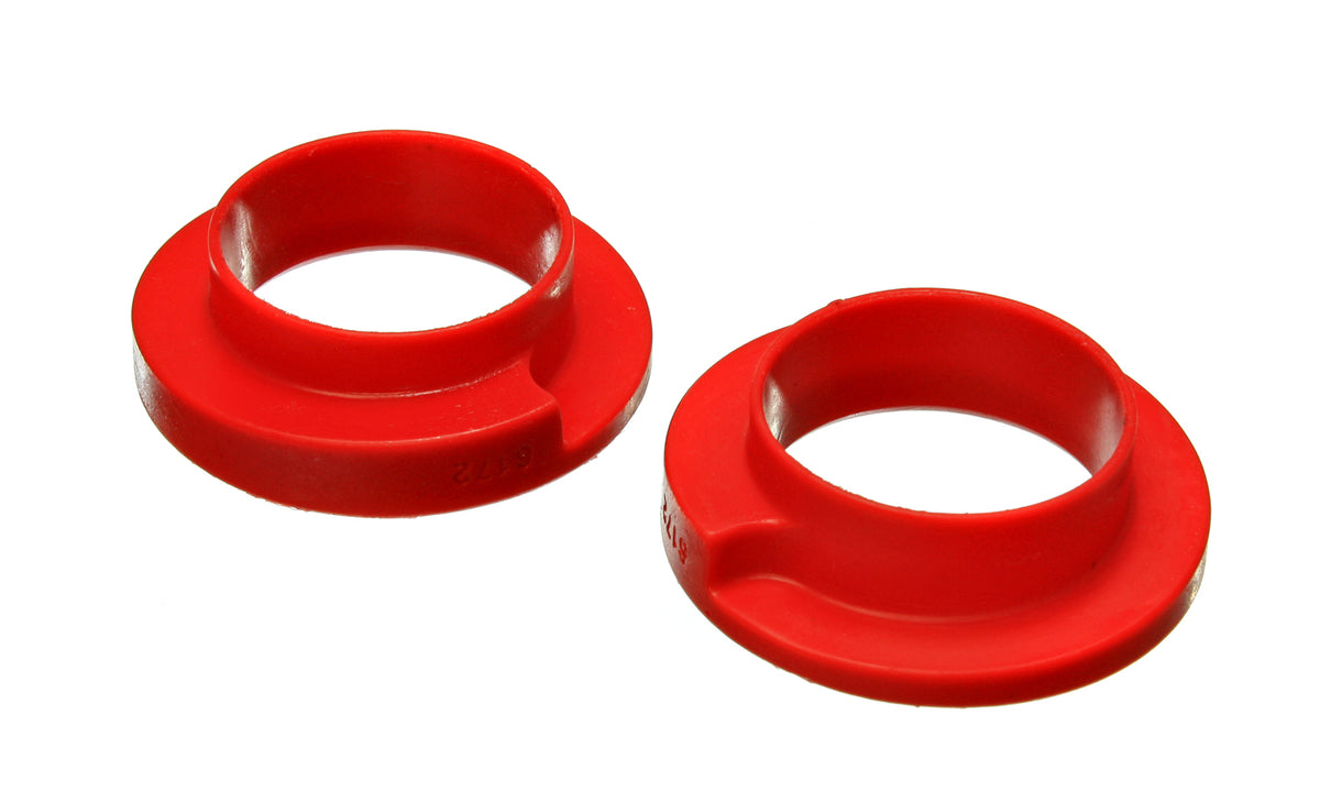 Energy Suspension Lip OD 2.25 in. Coil Spring Isolator Set