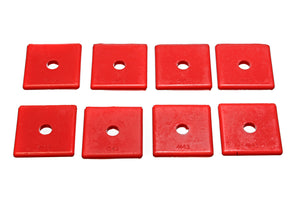 Energy Suspension 2 in. SQ x 7 / 16 in. ID x 1 / 4 in. H Universal Leaf Spring Pad