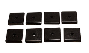 Energy Suspension 2 1 / 16 in. SQ x 3 / 8 in. ID x 7 / 16 in. H Universal Leaf Spring Pad