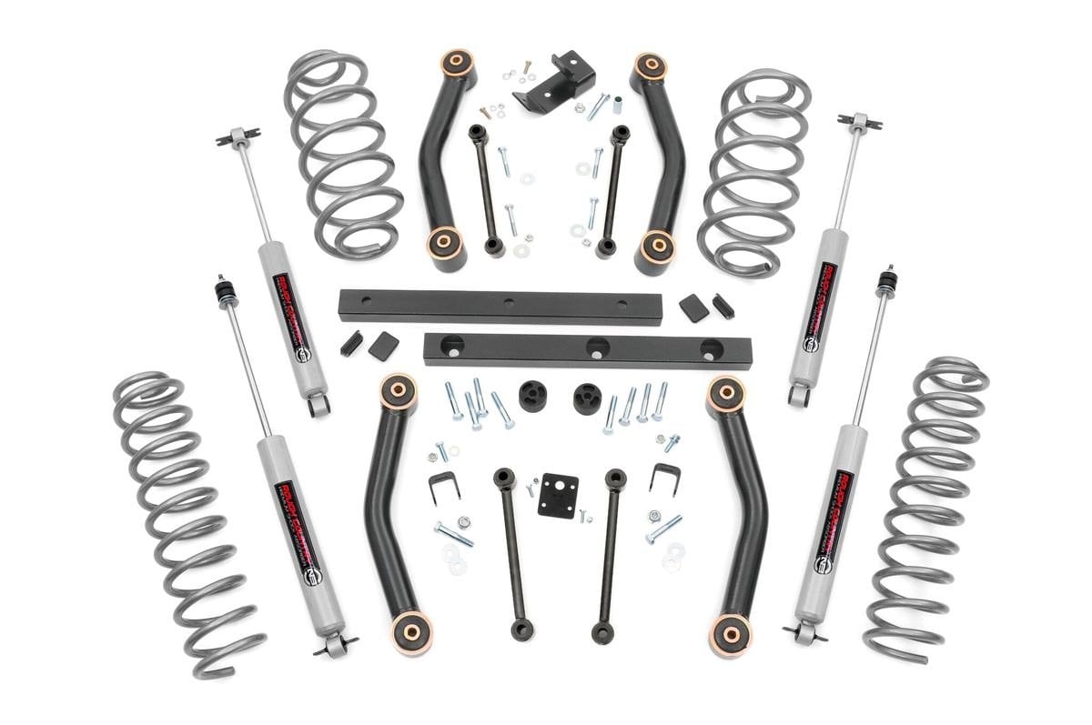 03-06 Jeep Wrangler TJ/04-06 Wrangler Unlimited 4 Inch Lift Kit - Rough Country