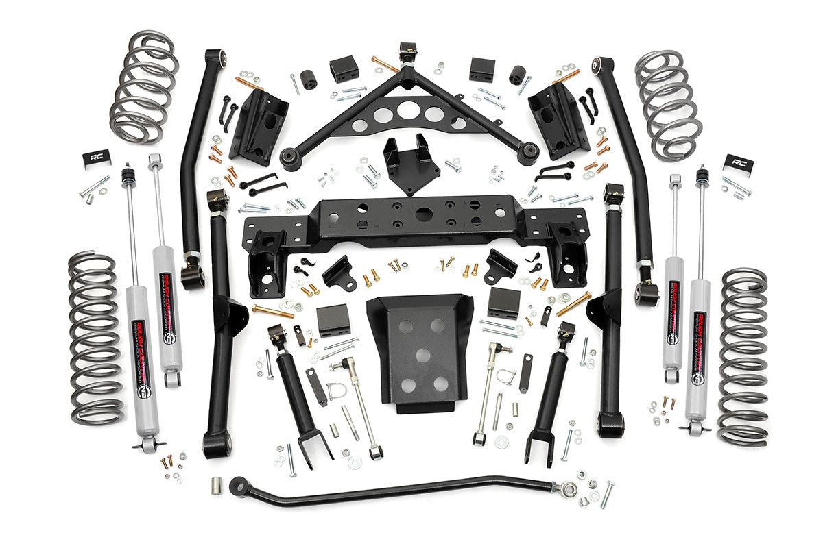 99-04 Jeep Grand Cherokee WJ 4WD 4 Inch Lift Kit | Long Arm - Rough Country