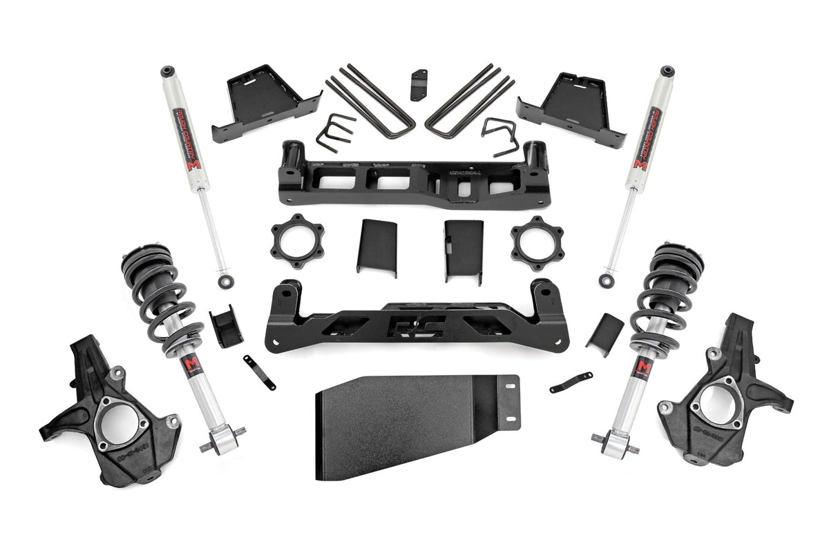 07-13 Chevy Silverado & GMC Sierra 1500 4WD 7.5 Inch Lift Kit - Rough Country