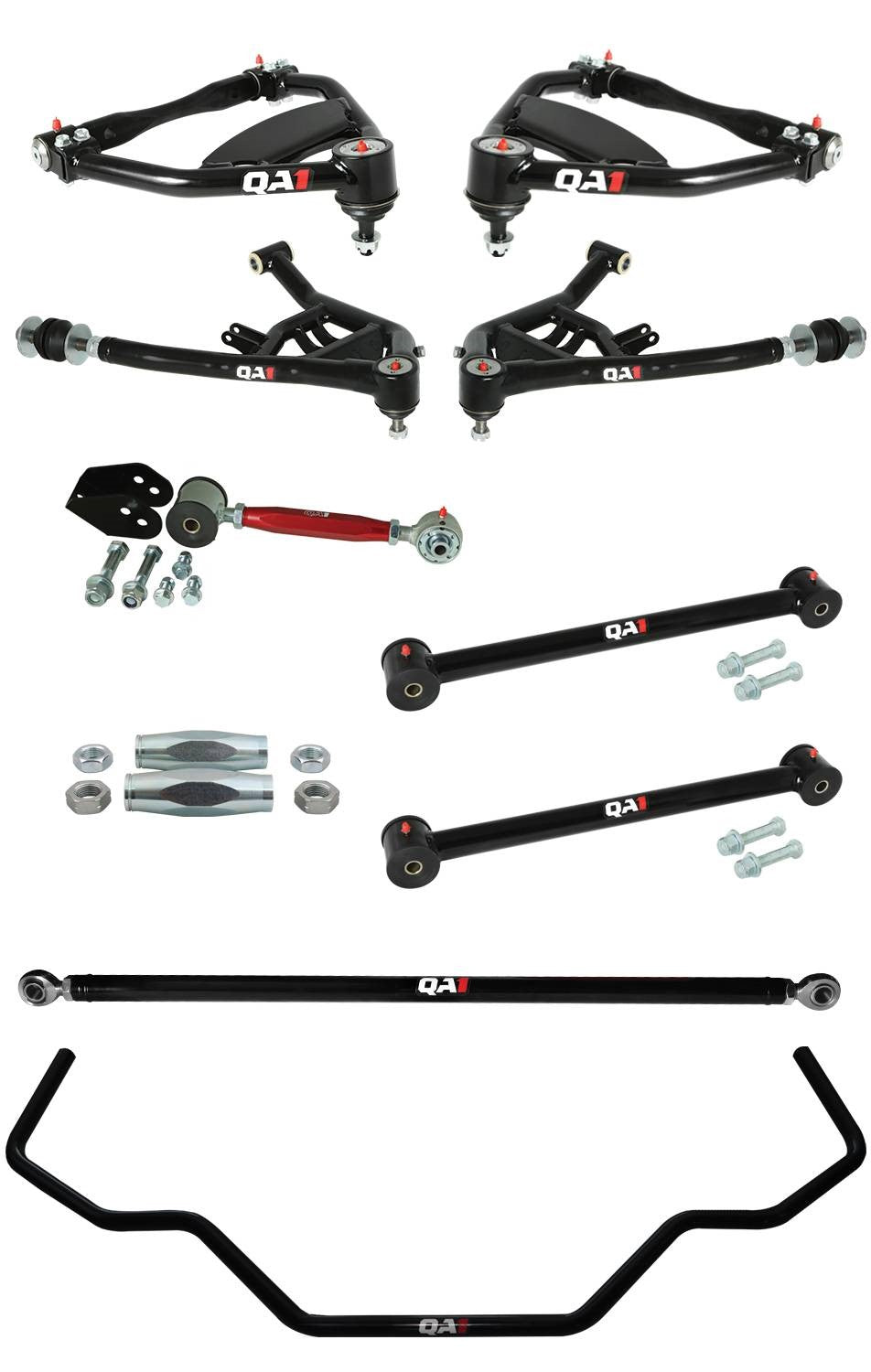 QA1 Drag Suspension Kit | 1965-1968 Chevrolet Biscayne - Level 1, W/O Shocks