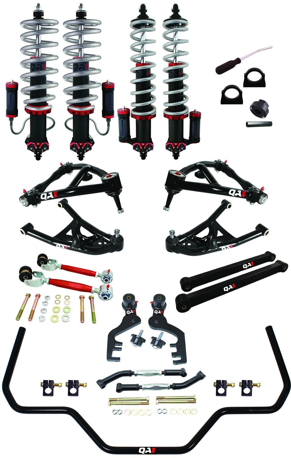 QA1 Drag Suspension Kit | 1969-1972 Buick Skylark - Level 3, W/ Shocks