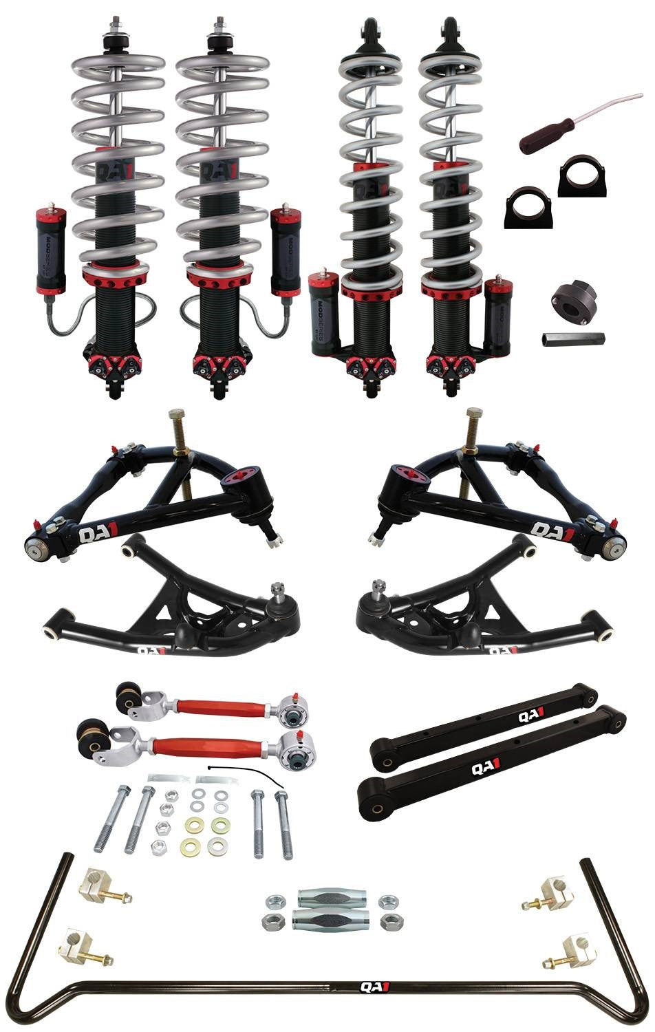 QA1 Drag Suspension Kit | 1991-1993 Buick Roadmaster - Level 3, W/ Shocks
