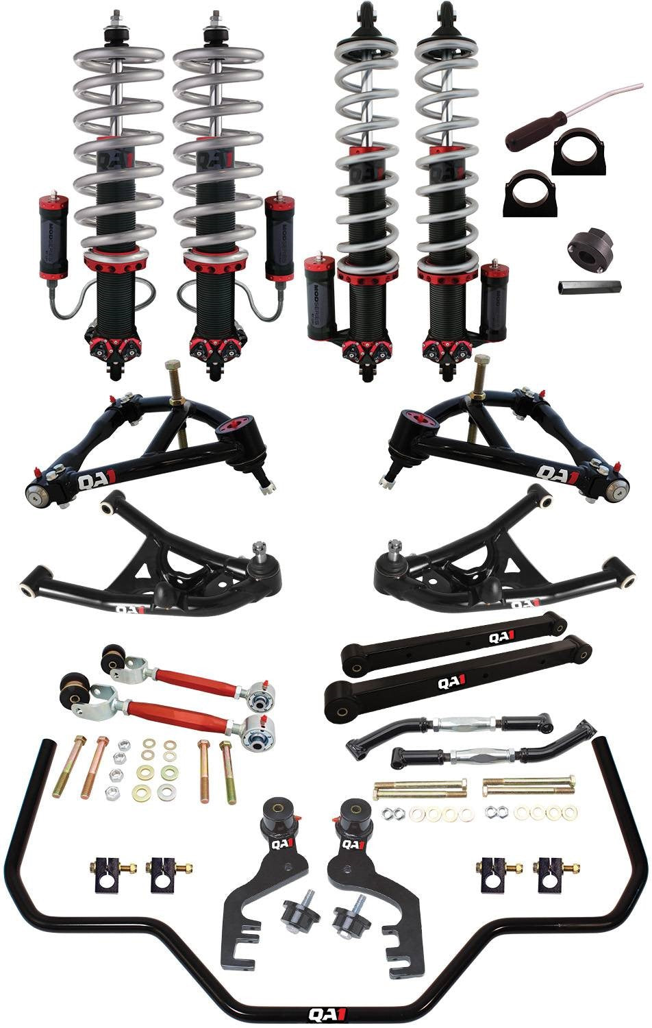 QA1 Drag Suspension Kit | 1970-1972 Chevrolet Monte Carlo - Level 3, W/ Shocks