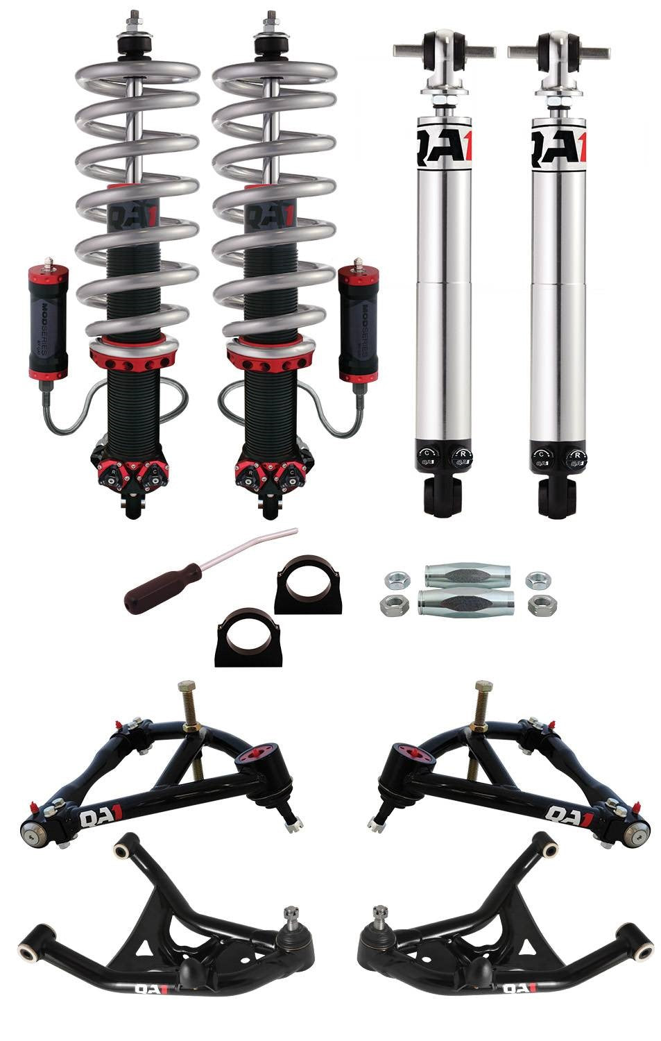 QA1 Drag Suspension Kit | 1976-1977, 1979 Buick Skylark - Level 3, W/ Shocks
