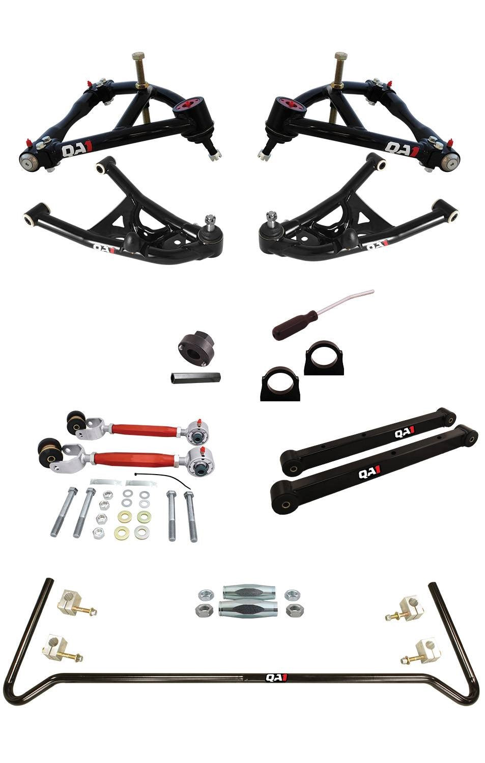 QA1 Drag Suspension Kit | 1994-1996 Buick Roadmaster - Level 3, W/O Shocks