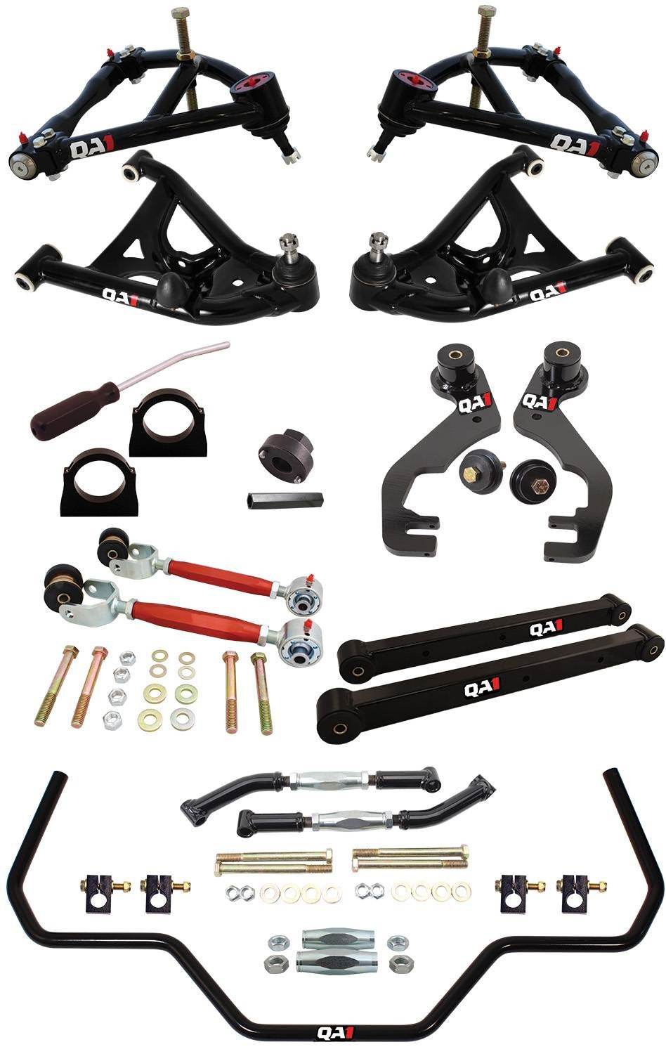 QA1 Drag Suspension Kit | 1982-1988 Buick Regal - Level 3, W/O Shocks