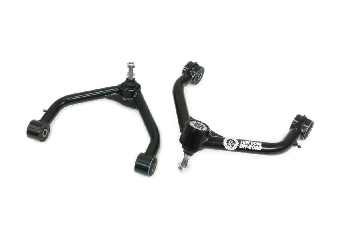 Freedom Off-Road Front 3.5 Inch Lift Struts w/ Rear 3 Inch Lift Springs, Shocks, and Front Upper Control Arms 2012-2018 Ram 1500/2019-Present Ram 1500 Classic