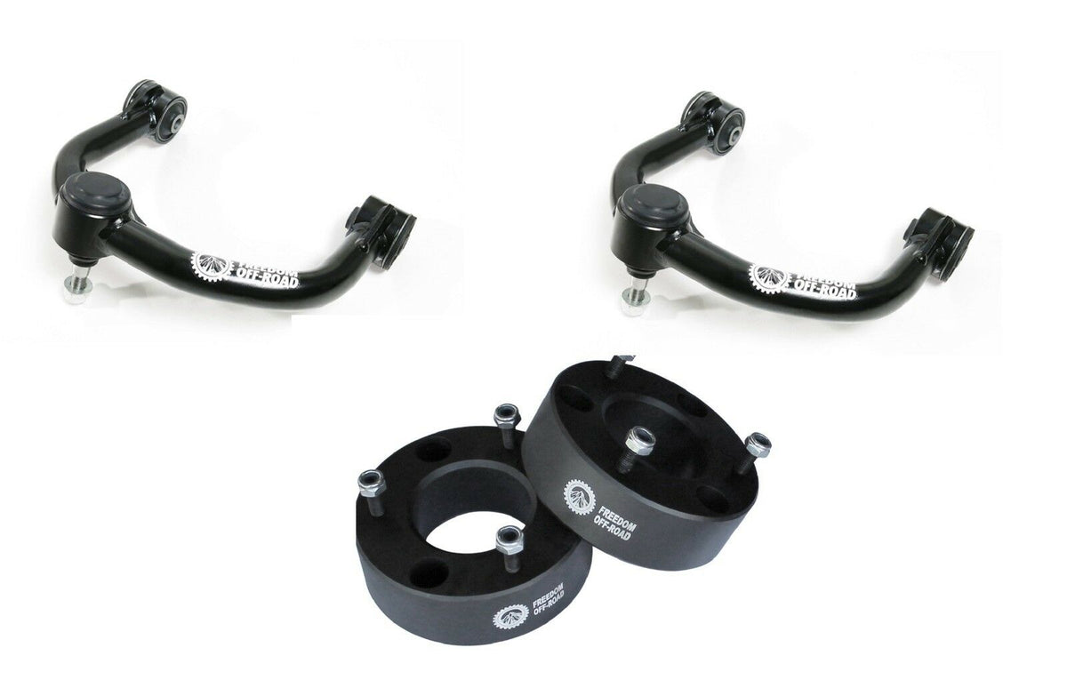 04-20 Ford F-150 Freedom Off-Road 3 Inch Front Strut Spacer Lift Front Upper Control Arms