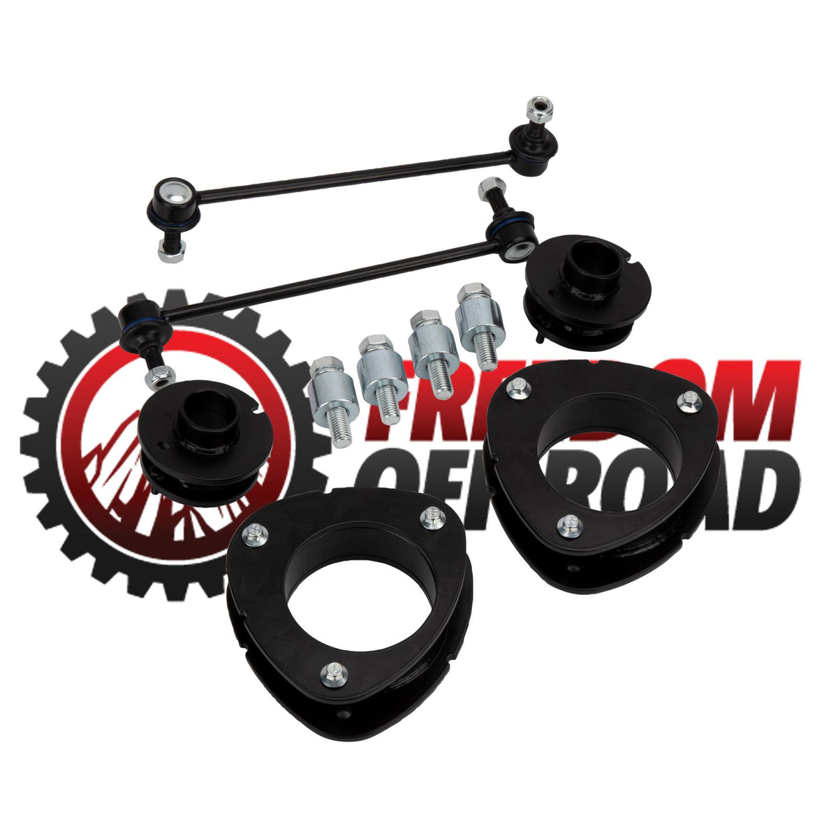 Freedom Off-Road Leveling Lift Kit 1.75 Inch Front/1.25 Inch Rear 2021-2024 Ford Bronco Sport/2022-2024 Ford Maverick