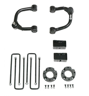 Freedom Off-Road 3 Inch Front Strut Spacer 3 Inch Rear Lift Blocks w/U Bolts + Lift Front Upper Control Arms 04-20 F-150 06-08 Mark LT