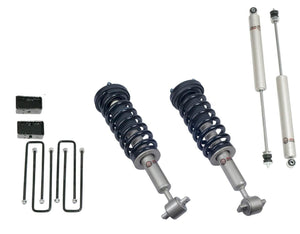 Freedom Off-Road Front 3 Inch Lift Struts w/ Rear 2 Inch Blocks and Shocks (RWD Only) 2014-2020 Ford F-150