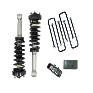Freedom Off-Road Front 3 Inch Lift Strut / 2 Inch Rear Blocks w/ U Bolts 09-13 F-150