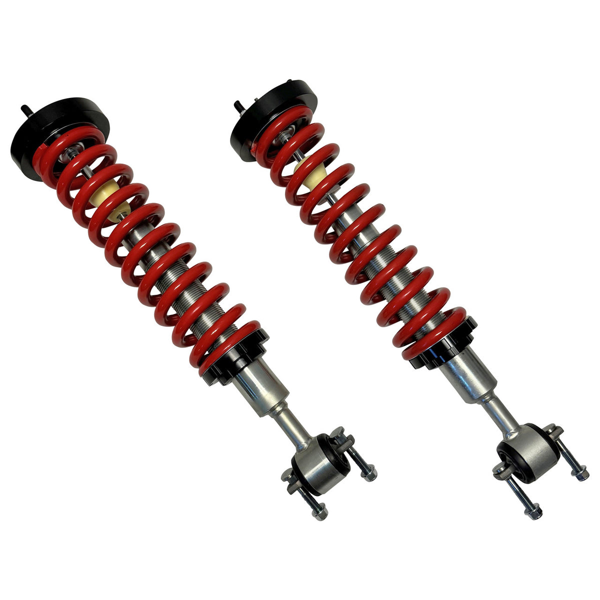 Freedom Off-Road 1-4 Inch Adjustable Coilovers/3 Inch Rear Blocks w/ U Bolts/Shocks and Front Upper Control Arms 21-UP Ford F-150