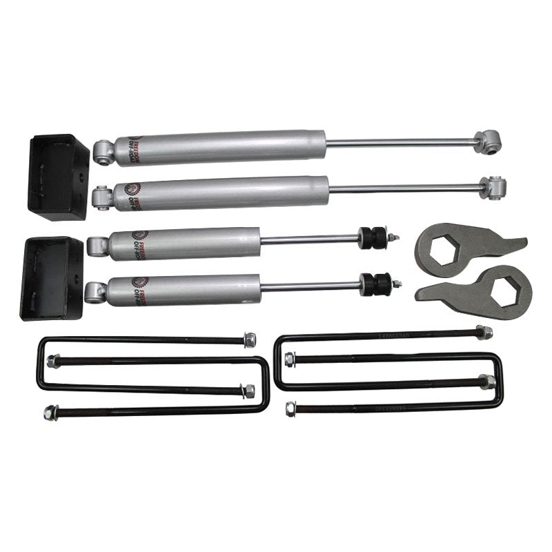 01-10 Chevrolet Silverado 2500 HD Freedom Off-Road 1-3 Inch Leveling Kit with Shocks