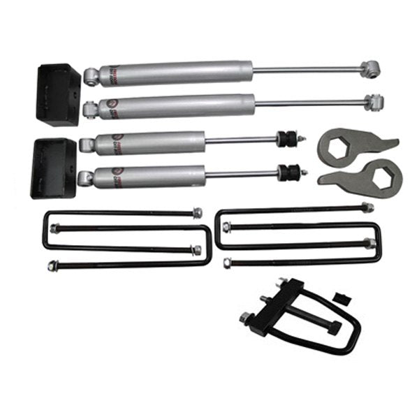 01-10 Chevrolet Silverado 2500 HD Freedom Off-Road 1-3 Inch Leveling Kit with Shocks and Torsion Key Tool