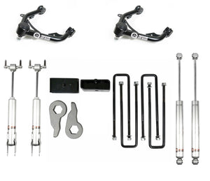 11-19 Chevrolet Silverado 2500 HD Freedom Off-Road 3 Inch Front + 2 Inch Rear Leveling Kit with Shocks and Control Arms