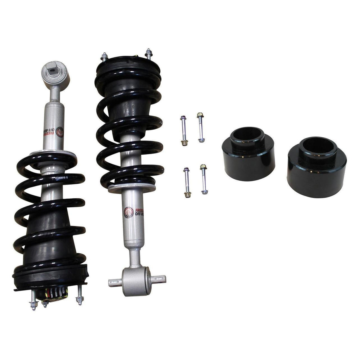 Freedom Off-Road Front 2.5 Inch Lift Struts w/ Rear 2 Inch Spring Spacers 2007-2020 Tahoe/Yukon/Escalade/Suburban