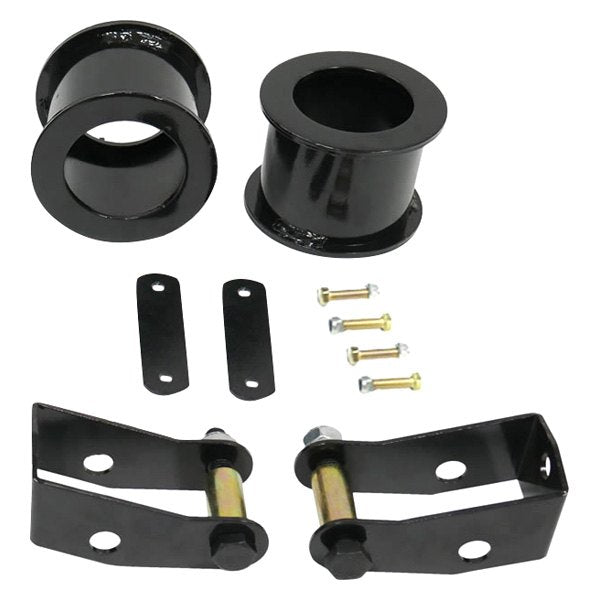 07-18 Jeep Wrangler JK Freedom Off-Road 3 Inch Front Coil Spring Spacers with Shock Extenders and Brake Line Brackets