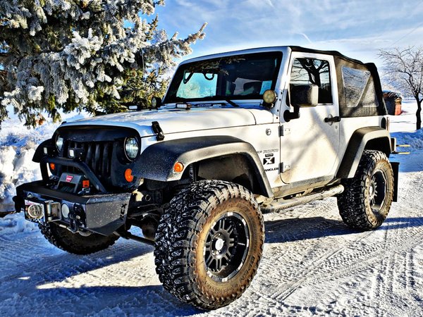 07-18 Jeep Wrangler JK Freedom Off-Road 3 Inch Rear Coil Spring Spacers with Shock Extenders and Brake Line Brackets