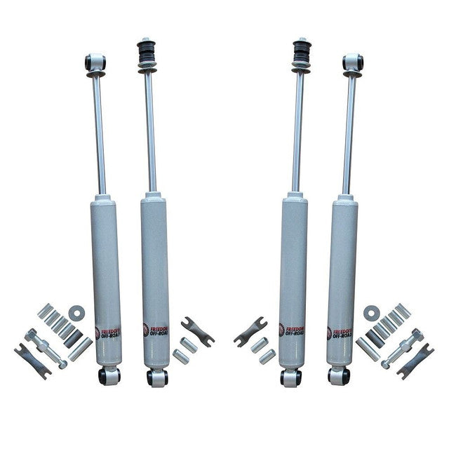 97-06 Jeep Wrangler TJ Freedom Off-Road 2.5 Inch Front / 2.5 Inch Rear Lift Springs with Shocks
