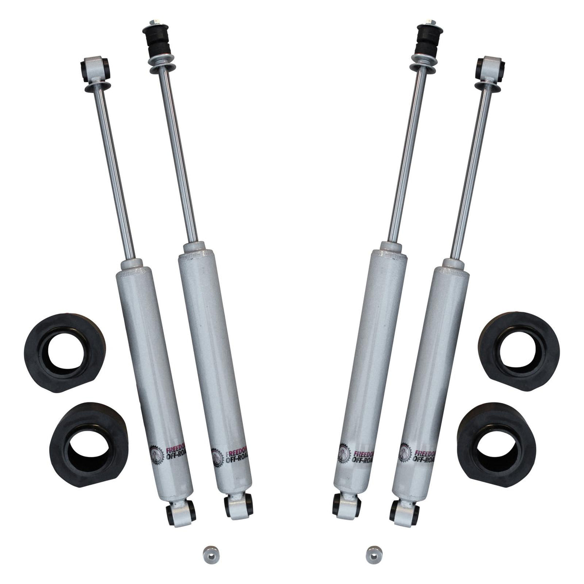 Freedom Off-Road 3 Inch Spacer Lift Kit w/ Shocks 97-06 Wrangler TJ