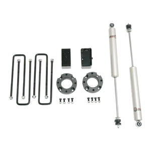 Freedom Off-Road 3 Inch Lift Kit Front Spacers w/ Rear Blocks and Shocks 00-06 Toyota Tundra