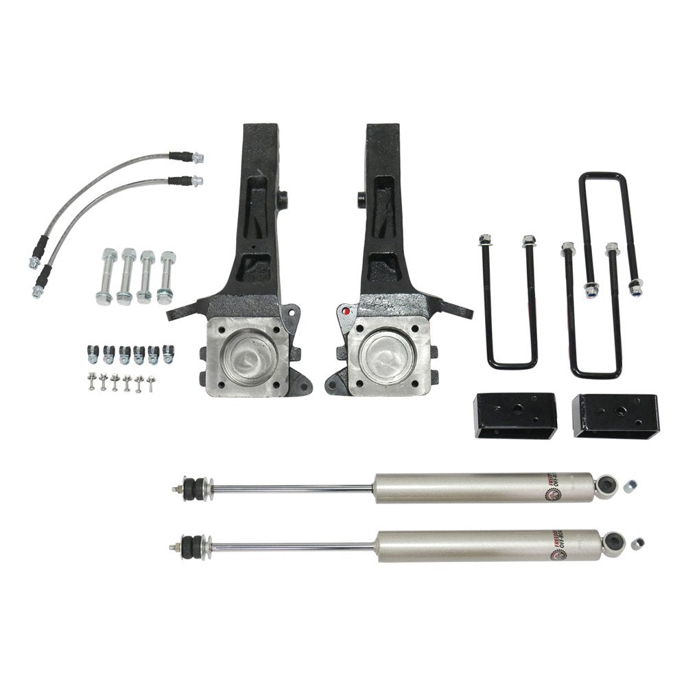 Freedom Off-Road 4 Inch Front 3 Inch Rear Lift Kit w/Shocks 05-23 Tacoma RWD