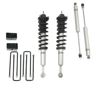 Freedom Off-Road Front 3.5 Inch Lift Struts w/ Rear 3 Inch Blocks and Shocks 2007-2021 Toyota Tundra