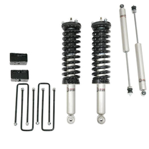 Freedom Off-Road Front 3.5 Inch Lift Struts w/ Rear 3 Inch Blocks and Shocks 2000-2006 Toyota Tundra