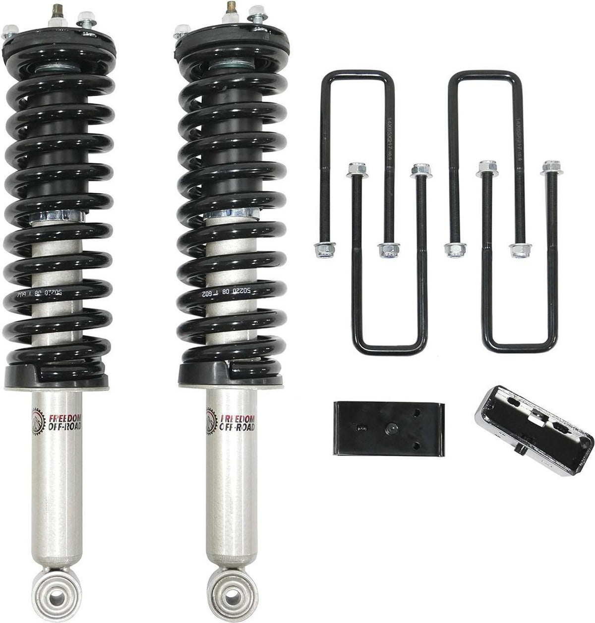 Freedom Off-Road Front 3.5 Inch Lift Struts w/ Rear 3 Inch Blocks 2000-2006 Toyota Tundra