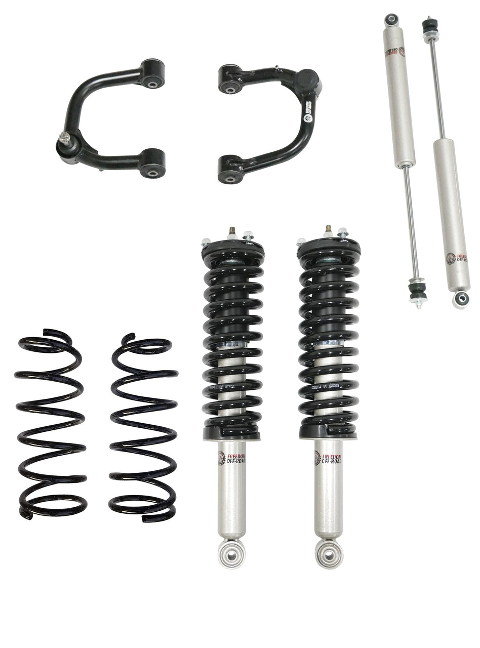 Freedom Off-Road 3 Inch Lift Kit Front Struts w/ Rear Lift Springs, Shocks, and Control Arms 96-02 Toyota 4Runner