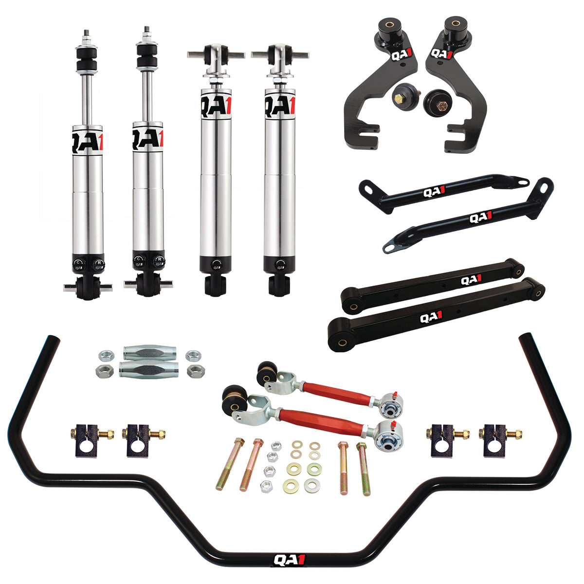 QA1 Drag Suspension Kit | 1982-1988 Buick Regal - Level 1, W/ Shocks