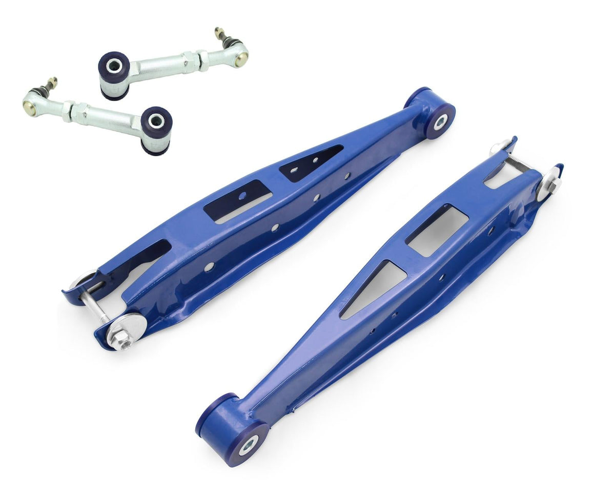 Superpro-TRC0015-Subaru-WRX-08-UP-Camber-Adjustable-Rear-Lower-Control-Arm-&-HD-Adjustable-Toe-Arm-Set
