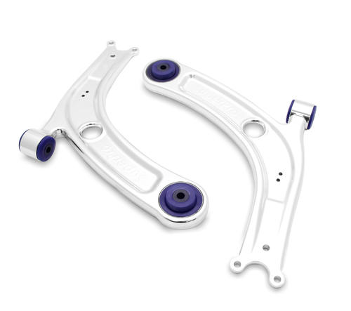 Superpro-ALOY0018K-Audi-A3-13-UP-Alloy-Front-Lower-Control-Arm-Set-(Additional-Positive-Caster-&-Negative-Camber)