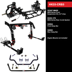 QA1 Suspension Kit | 1968-1970 Dodge Charger - Level 3, W/O Shocks