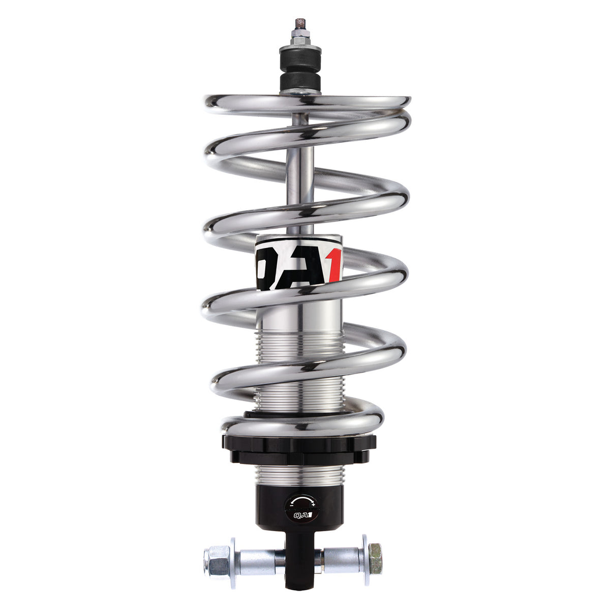 QA1 Pro Coil Shock Kit | 1974-1978 Ford Mustang II (Front) - Single Adjustable, 8" Spring, 500 lb/in, 1/2" Bolt Hole, Bearing