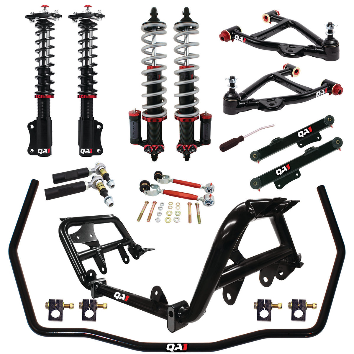 QA1 QA1 Suspension Kit | 1987-1989 Ford Mustang - Level 3, Drag Kit