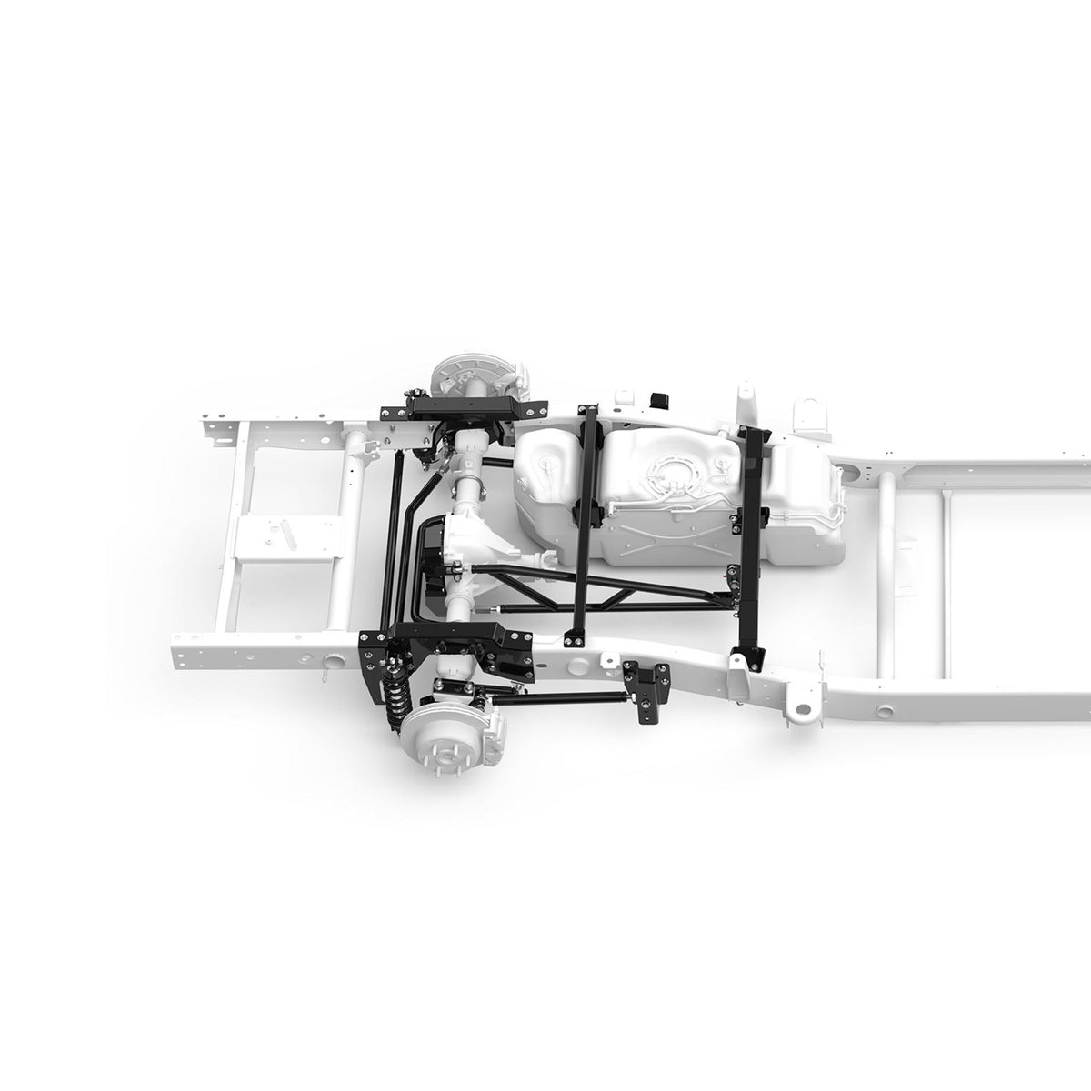 QA1 Rear Torque Arm Kit | 1999-2006 Chevrolet Silverado 1500 - Rear - Double Adjustable, 45 Housing, 200 lb/in Spring