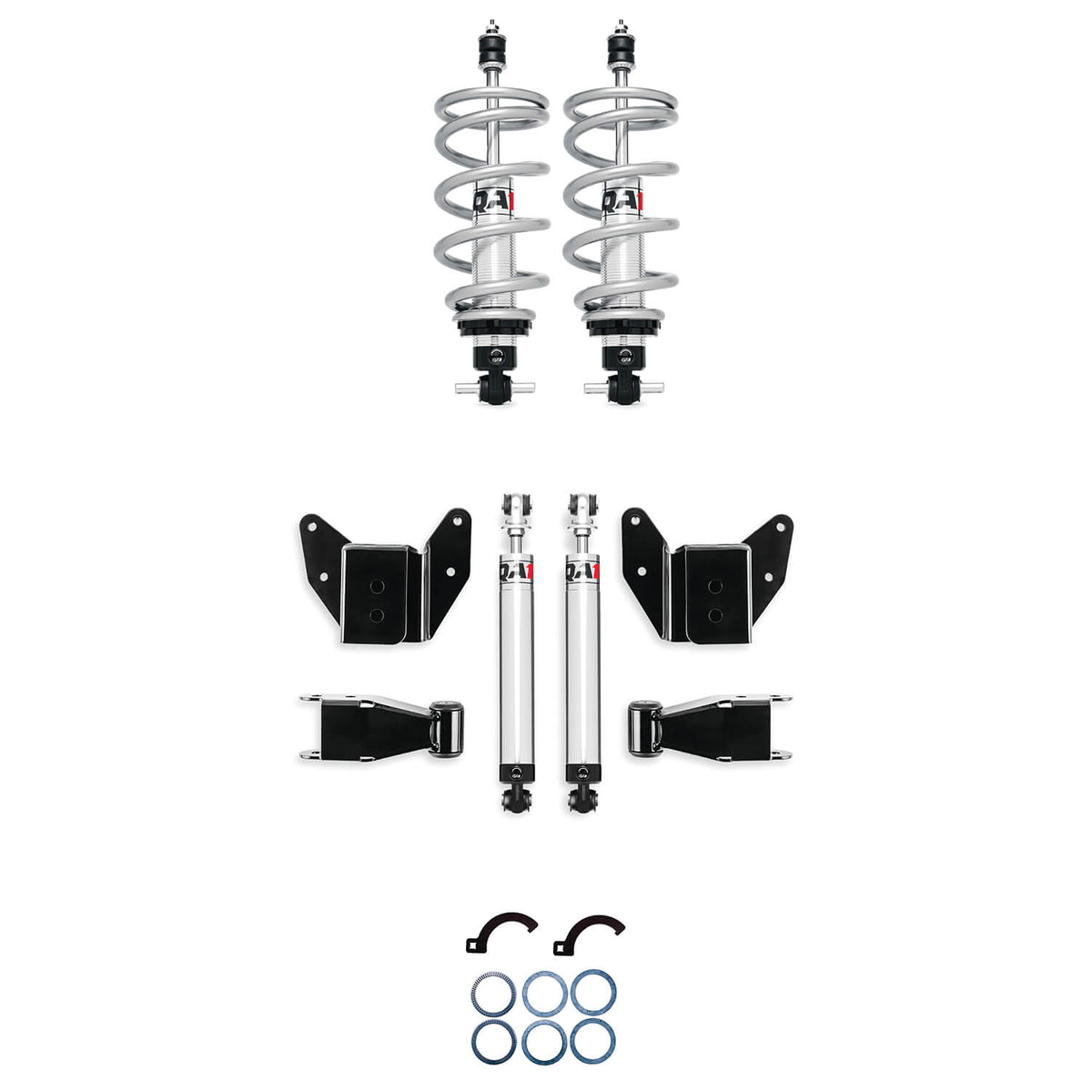 QA1 Suspension Kit | 1999-2006 Chevrolet Silverado 1500 - 3"/4" Drop, Single Adjustable, GMT900 4WD